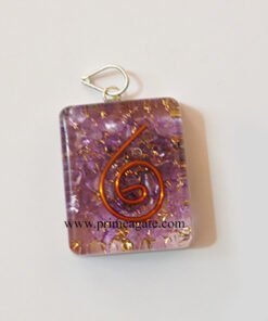 AmethystOrgoneSquare-Pendaant