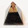 BlackTourmalineOrgoneChakraEnergyPyramid-WithCrystalPoint