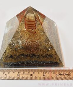 CrystalOrgoneAluminiumCopperLayerPyramid-WithCrystalPoint