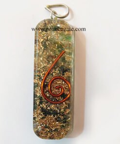 MalachitePipeShapedOrgone-Pendant