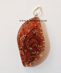 RedJasperEyeShaped-OrgonePendant