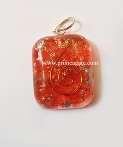 RedOnyxRoundSquareShaped-OrgonePendant
