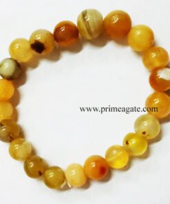YellowAventurineBeadsElastic-Bracelets