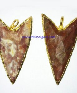 FullyGoldPlatedArrowheadElectroplated-Pendant