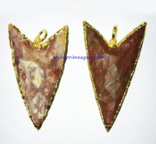 FullyGoldPlatedArrowheadElectroplated-Pendant