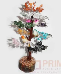 MulticolourGemstoneTree-WithSparrows