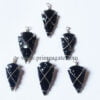 BlackObsidianArrowhead-Pendants