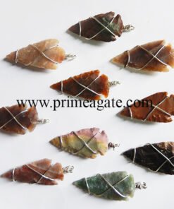 FancyJasperWireWrappedArrowhead-pendants