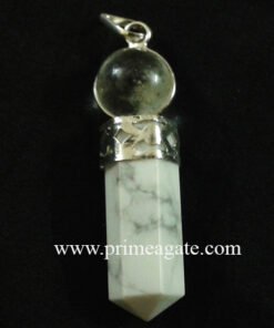 Howlite2pcCapPencil-Pendant