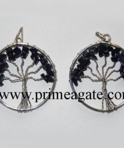 Blue-Gold-Stone-Tree-Of-Life-Pendants