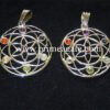 Chakra-Flowe-Of-Life-Metal-Pendants