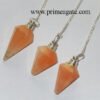 Mango-Selenite-Facetted-Pendulums