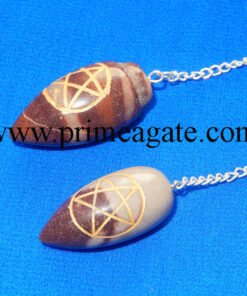 Pentagram-Engraved-Narmada-Lingum-Pendulum