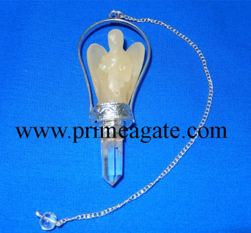 Yellow-Aventurine-Basket-Angel-Pendulum