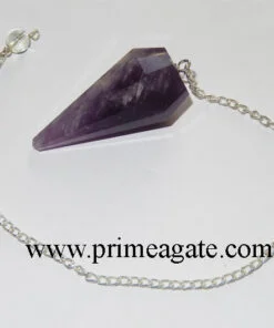Amethyst-Facetted-Pendulums