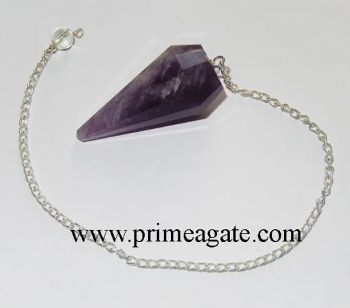 Amethyst-Facetted-Pendulums