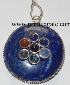 Lapis-Lazuli-Chakra-Disc-Pendant