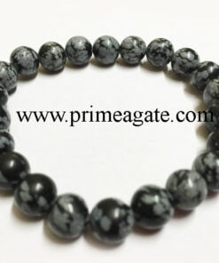 Snowflake-Obsidian-Stretchable-Bracelet