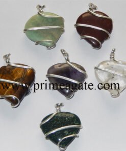 Mix-Assorted-Heart-Wrapped-Pendants