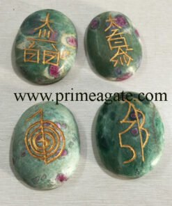 Ruby-Fuchsite-Oval-Shape-Reiki-Set
