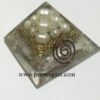 Selenite-Orgone-Pyramid-With-White-Synthetic-Balls