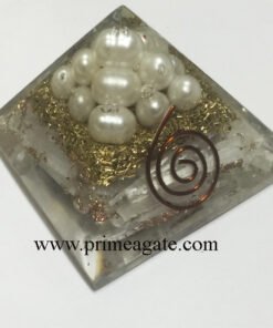 Selenite-Orgone-Pyramid-With-White-Synthetic-Balls
