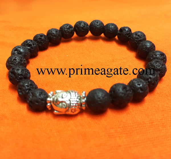black-lava-strtchable-buddha-bracelet