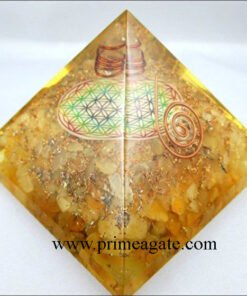 Orgone-YellowJasper-Pyramid-With-Chakra-Flower-Of-Life