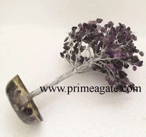 Amethyst-300Bds-Gemstone-SilverWire-Tree-With-Orgone-Base