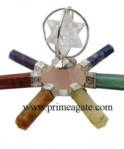 Chakra-Energy-Generator-With-Rose-Quartz-Antenna-Crystal-Quartz-Merkaba-Star