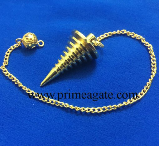 Golden-Hard-Coil-Metal-Pendulum