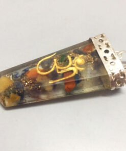 Mix-Stones-OM-Engraved-Pendant